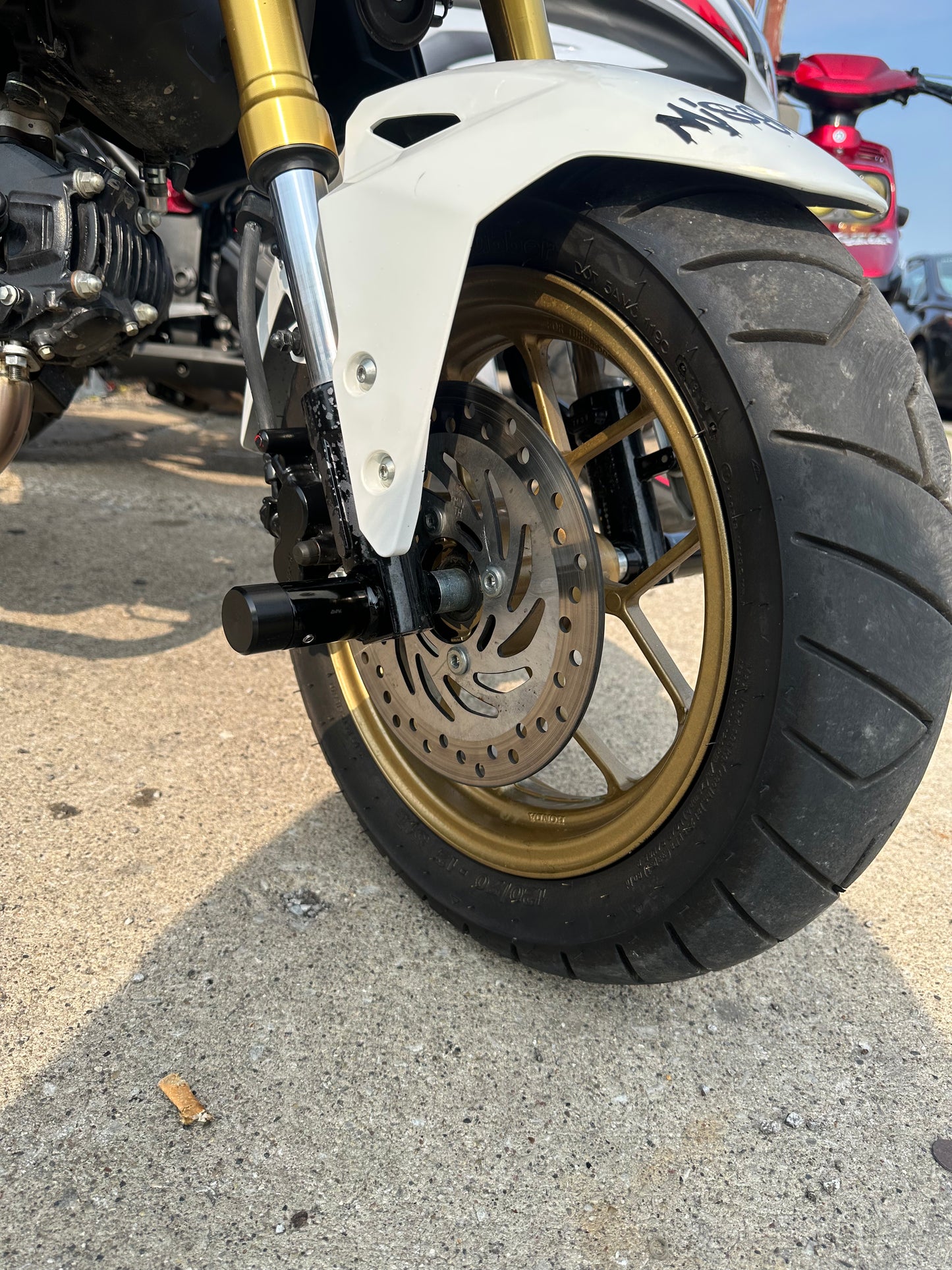 Grom/Z125 Axle Sliders
