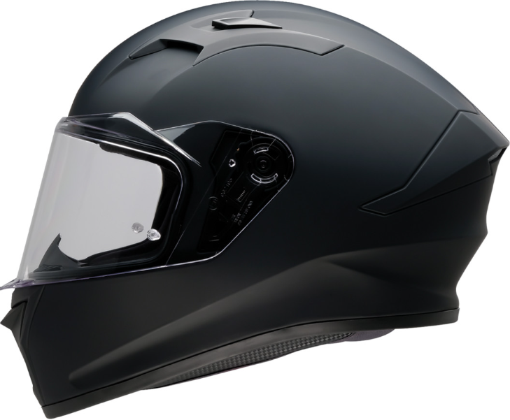 flat bill motorcycle helmet dot approved Z1R Talon Solid Full Face Motorcycle Helmet, Flat Black / L