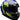 Bell Racestar DLX Flex Blue/Yellow Grid